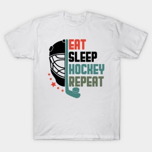 Eat Sleep Hockey Repeat T-Shirt